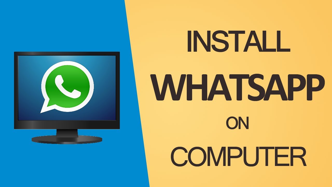 how to download whatsapp on a laptop